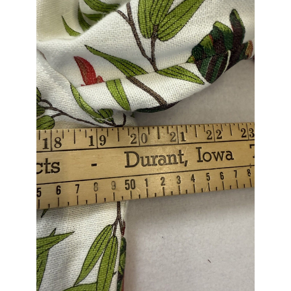 Vintage BoHo Tropical Pring Linen jacket Butterfly Bamboo Floral Size 10 Resort‎ - Picture 13 of 13